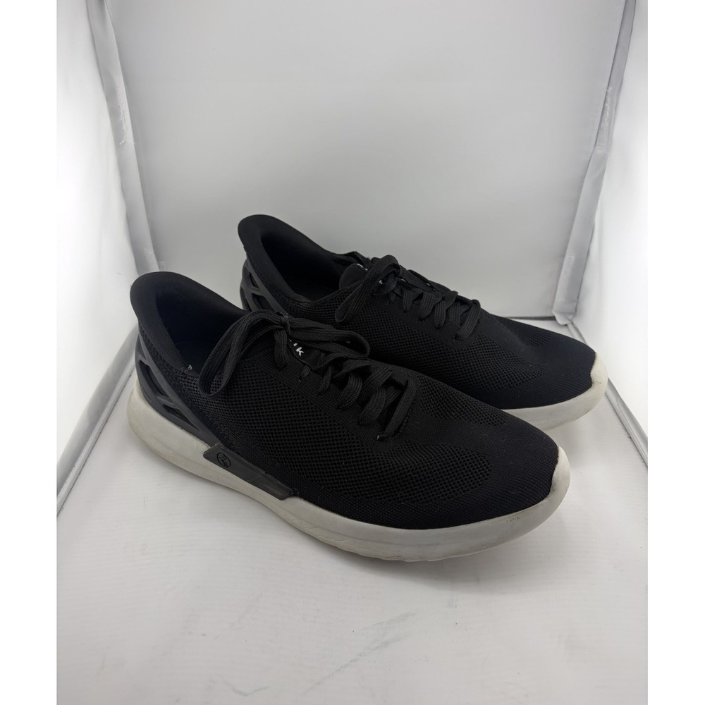 Kizik Athens 2 Mens 10 Wide Black Hand Free Comfort Sneaker Lace Up Outdoor